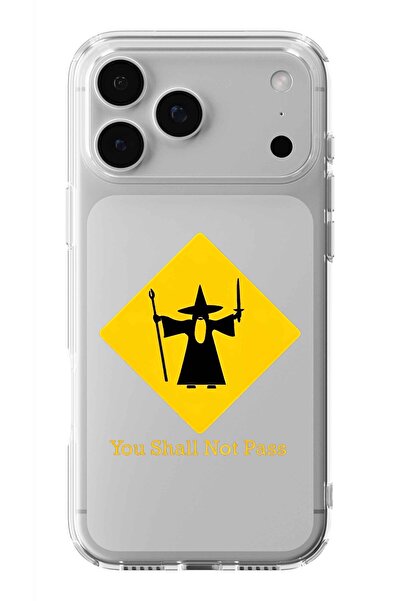 Multitronic حافظة شفافة مطبوعة بتصميم سيد الخواتم غاندالف متوافقة مع آيفون 17...