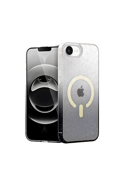 eco port غطاء آيفون 16e بوميل شايني ماج سيف - أسود