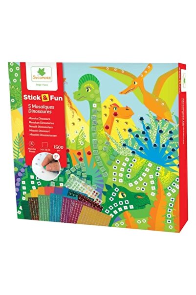 Noriel Sycomore Stick n Fun Mosaic, Dinosaurs