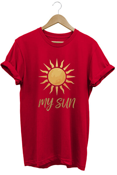 remonz My Sun Written T-Shirt – Romantic Sun Design Lover's T-Shirt Unisex Co...