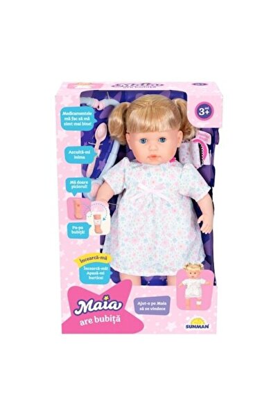 maia Set de accesorii medicale interactive, păpușă