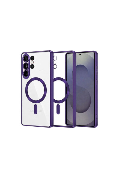 eco port غطاء سامسونج جالاكسي S26 ألترا كروس مغناطيسي آمن - بنفسجي