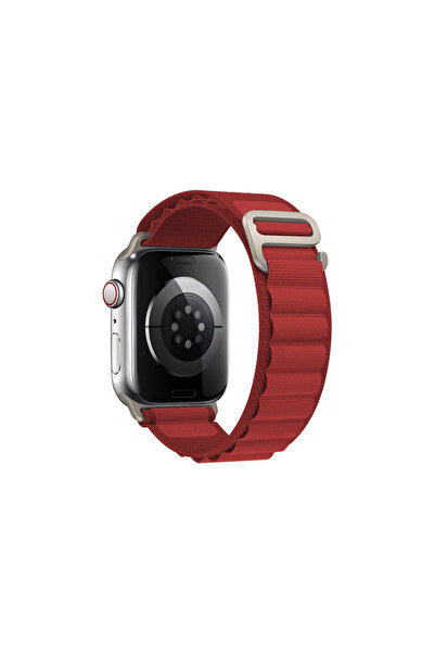 eco port Watch 38mm Compatible Mountain Band (Not a Watch) - Red