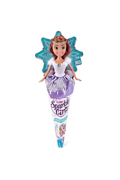 Sparkle Girlz Zuru Winter Princess Doll in Cone 25 cm