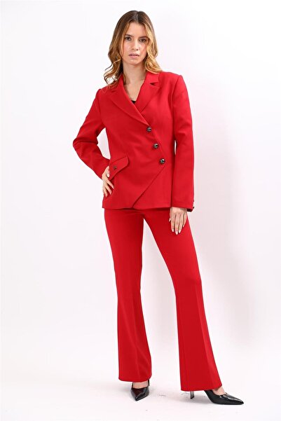 ÖNDER ÖZSOY Men's Collared Asymmetrical Double-Breasted Jacket & Women's Span...