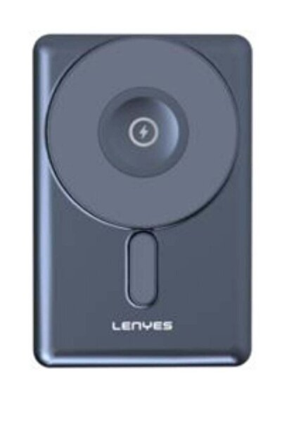 Lenyes بنك طاقة مغناطيسي PW128D مزود بشحن لاسلكي بقوة 15 واط، ومؤشر LED رقمي ...