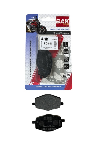 MOTORKİT MK BAK ORGANİK ARKA BALATA TAKIMI RKS VRS 125 / FRECCİA 125 - 150