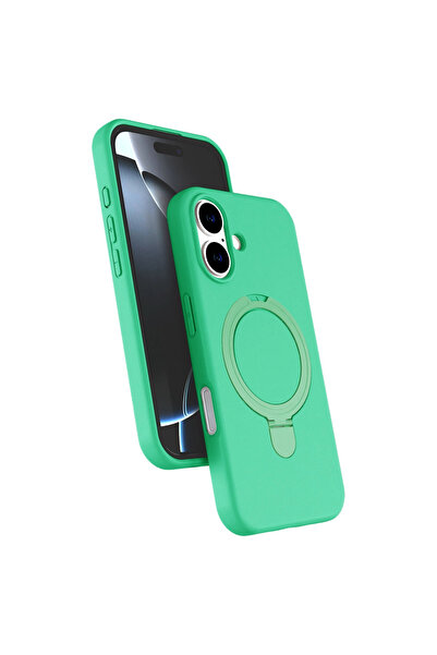 eco port iPhone 17 Regal Cover with Magsafe Stand - Green