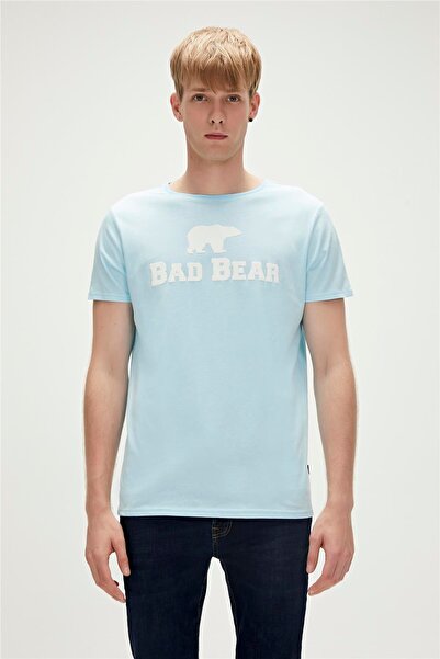 Bad Bear تي شيرت رجالي 19.01.07.002 أزرق