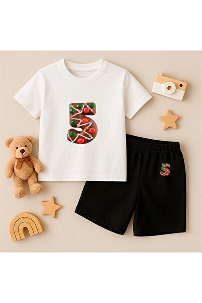 genosha Μπλουζάκι Σορτς Παιδικό Σετ 100% Βαμβάκι Άνετη Εφαρμογή Καθημερινό Χα...