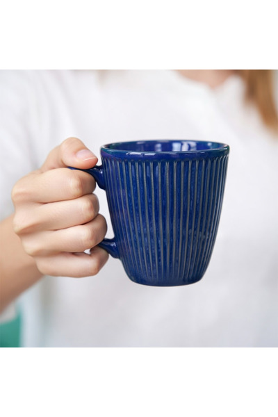 Gift Moda Striped Ceramic Mug