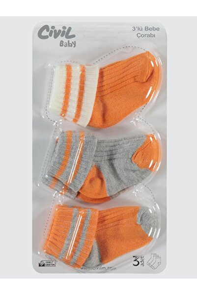 Civil Baby Basic Acetate 0-24 Months Sock Sets - Standard Standard