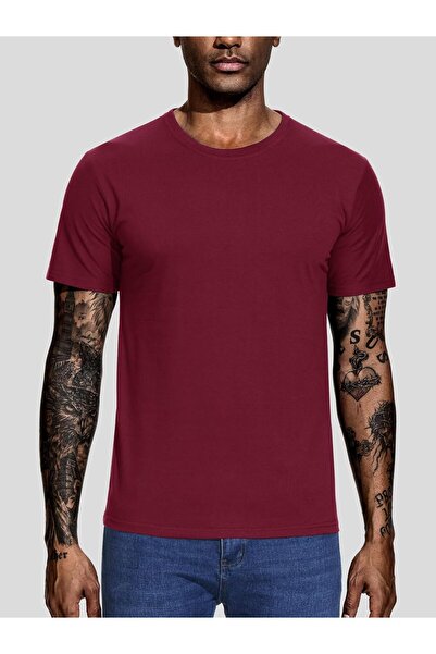 Tees Set 5 Tricouri Bărbați 100% Bumbac, Basic, Guler Rotund, Mânecă Scurtă, Croială Clasică, M și XXL