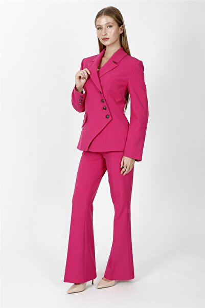 ÖNDER ÖZSOY Men's Collared Asymmetrical Double-Breasted Jacket & Women's Span...