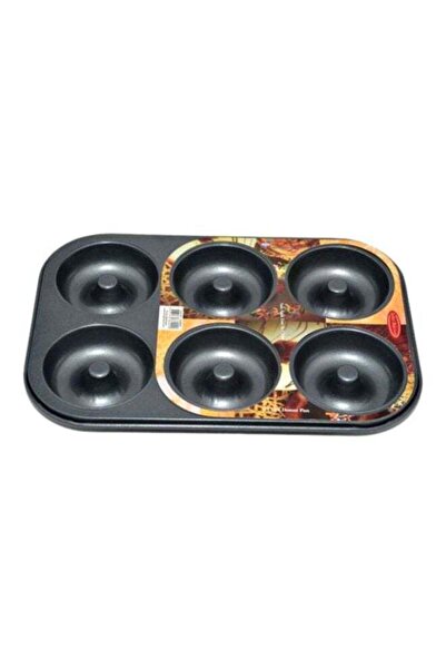 AVCI HOME MAKER Homemaker 6 Cup Donut Pan Black