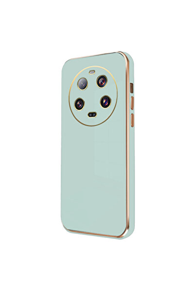 eco port Mi 14 Ultra Compatible Case Volet Silicone - Light Green