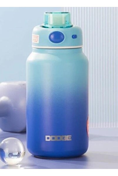 DODGE Intested Colors Steel Thermos Flask for Children 750ml Blue Navy Blue