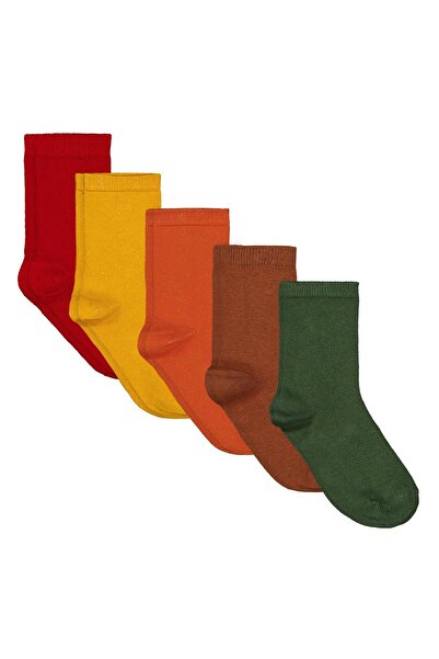 Civil Boys جوارب أساسية للرجال من 2-12 سنة، عبوة من 5 قطع - مقاس قياسي 4-5 سنوات