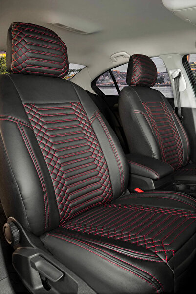 ACKSTORE غطاء مقعد سيارة من الجلد متوافق مع أوبل كورسا بي، طقم كامل من سلسلة ...