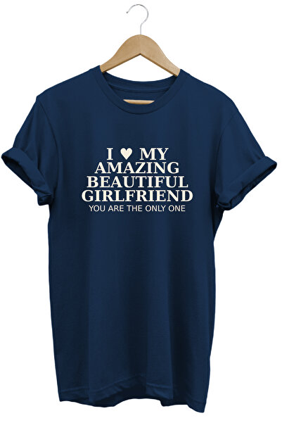 remonz I Love My Amazing Beautiful Girlfriend Written T-Shirt–Romantic Lover ...