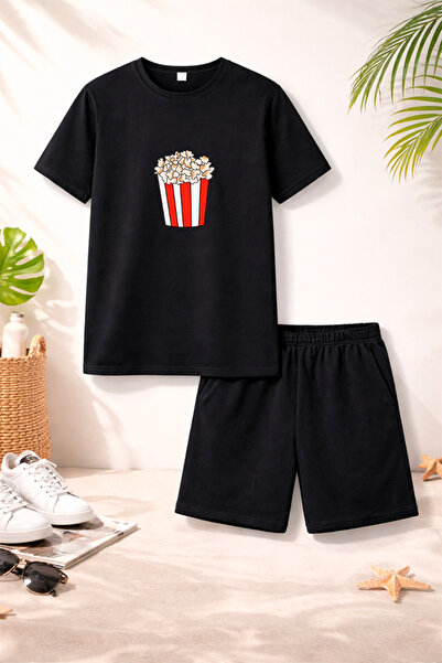 genosha Μπλουζάκι Σορτς Παιδικό Σετ 100% Βαμβάκι Άνετη Εφαρμογή Καθημερινό Χα...