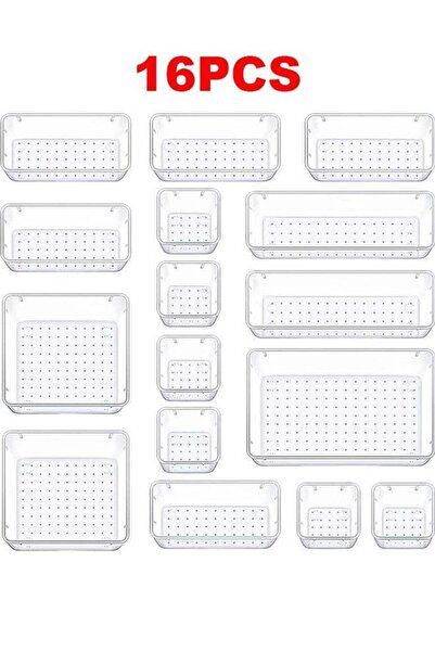 BOUND MOAT مجموعة منظم الأدراج من 16 قطعة