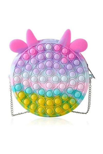 Toybox Pop It Toy Box Push Pop Bubble Silicone Toy Shoulder Bag