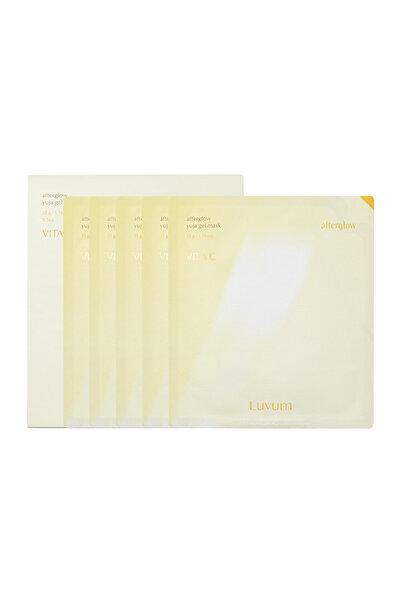 LUVUM Afterglow Yuja Face Gel Mask (5 pieces)