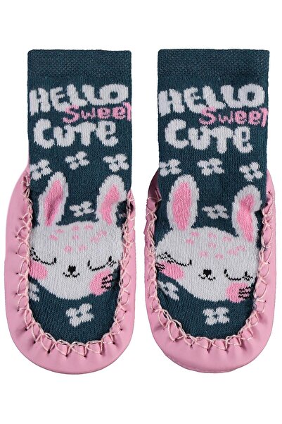 Civil Baby Cute Bebek Kız Havlu Çarık Çorap - Standart 20