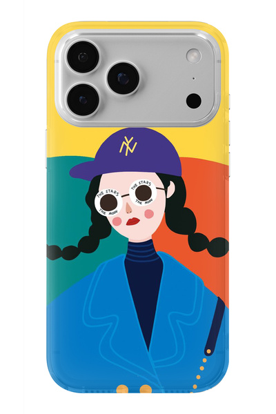 Multitronic حافظة شفافة مطبوعة بتصميم فيكتوري متوافقة مع iPhone 17 Pro