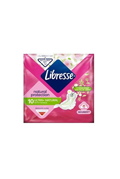 Libresse Sanitary napkins, Ultra Normal Aloe Vera & Chamomile, 10 pcs/set
