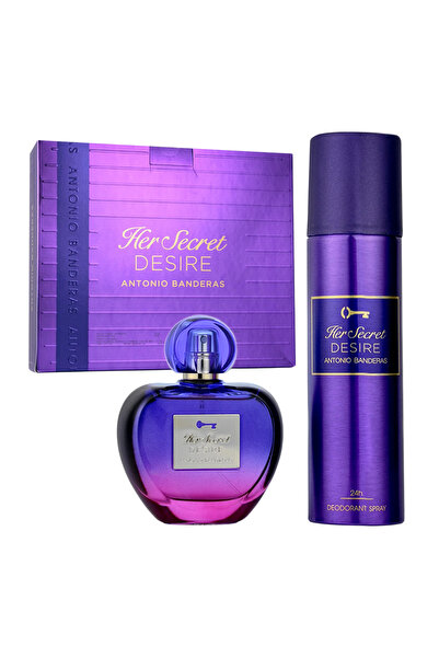 Antonio Banderas Set Antonio Banderas: Her Secret Desire, Eau De Toilette, Fo...