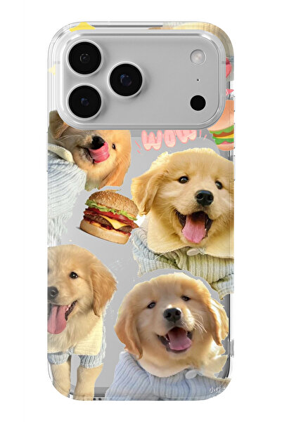 Multitronic حافظة شفافة مطبوعة بتصميم Sweet Foam متوافقة مع هاتف iPhone 17 Pr...