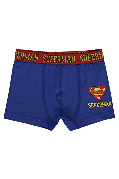 Superman Süperman 2-10 Yaş 2'li Boxer Set