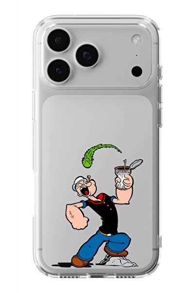 Multitronic حافظة شفافة مطبوعة بتصميم تيمال رايس متوافقة مع هاتف آيفون 17 برو