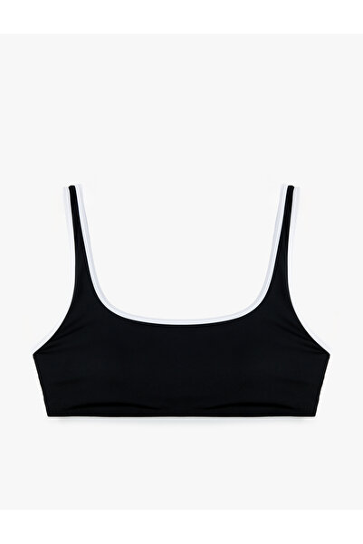 Koton Αθλητικό μπλουζάκι μπικίνι με λεπτομέρεια σε αντίθεση