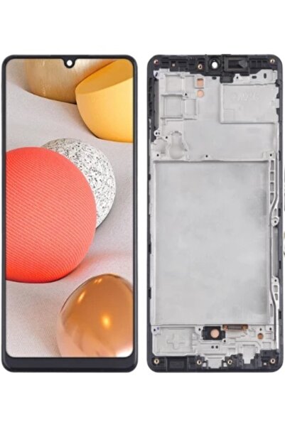 CEPAKS شاشة LCD تعمل باللمس من نوع OLED لهاتف سامسونج جالاكسي A42 مع غطاء (حا...