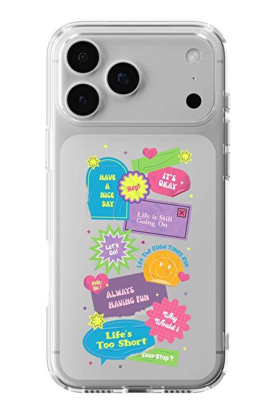 Multitronic حافظة شفافة مطبوعة بتصميم رائع متوافقة مع هاتف iPhone 17 Pro Max