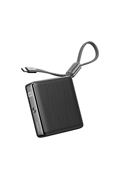 oraimo شاحن PowerNova L11 مزود بمنافذ USB-C وUSB مع كابل مدمج، وبطارية USB-C ...