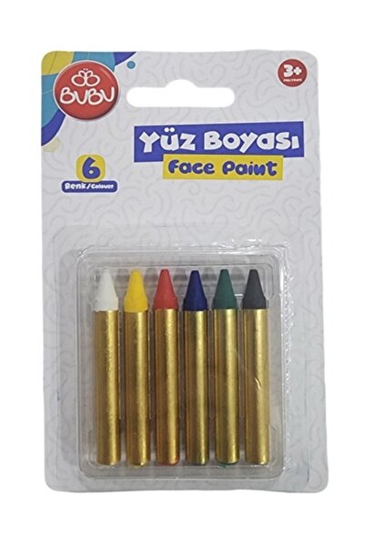 Bubu BU-BU YÜZ BOYASI 6 RENK