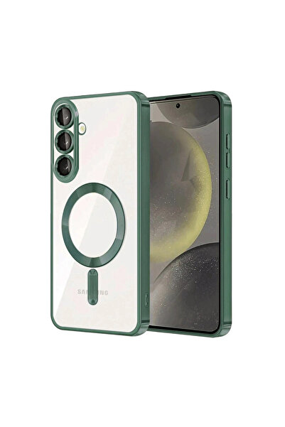 eco port غطاء سامسونج جالاكسي إس 26 بلس كروس مغناطيسي - أخضر داكن