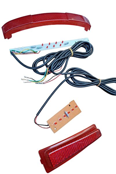 OEM Stop frana si semnale 60V pentru City Coco Chopper - lumini spate cu geam...