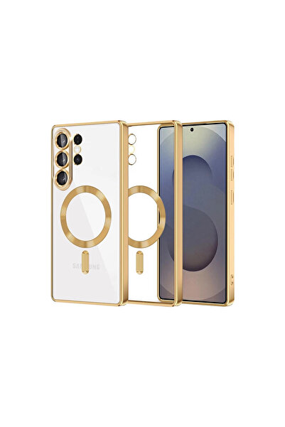 eco port غطاء سامسونج جالاكسي S26 ألترا كروس مغناطيسي آمن - ذهبي