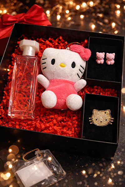 PULİNİN DÜKKANI Sevgililer Günü Özel Hediye Kutusu – Hello Kitty Anahtarlık, ...