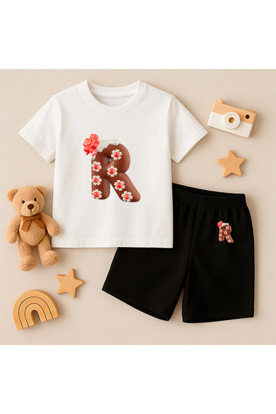 genosha Μπλουζάκι Σορτς Παιδικό Σετ 100% Βαμβάκι Άνετη Εφαρμογή Καθημερινό Χα...