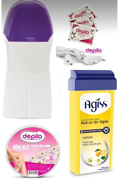DEPİLA WAX AĞİSS KURU ÇİLTLER KARTUŞ AĞDA HEDİYELİ