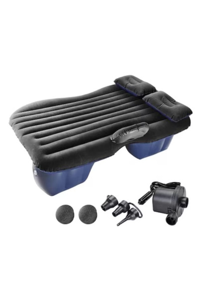 ZanaCasei Saltea auto gonflabilă cu pompă electrică inclusă, 138 x 85 x 45 cm