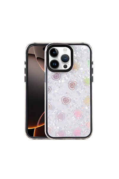 eco port iPhone 15 Pro Max Lumi Patterned Cover - Black