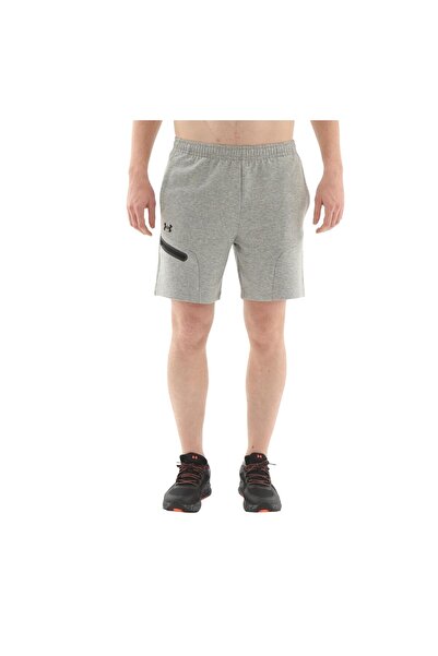 Under Armour A1379809-011 Ua Unstoppable Flc Shorts Men's Shorts and Capri Gray