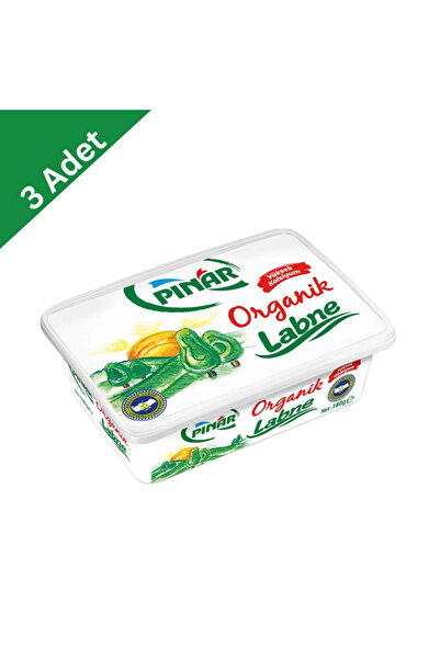 Pınar Organik Labne 180 g x 3 Adet - Doğanın Saf Sütüyle Hazırlanan Organik L...